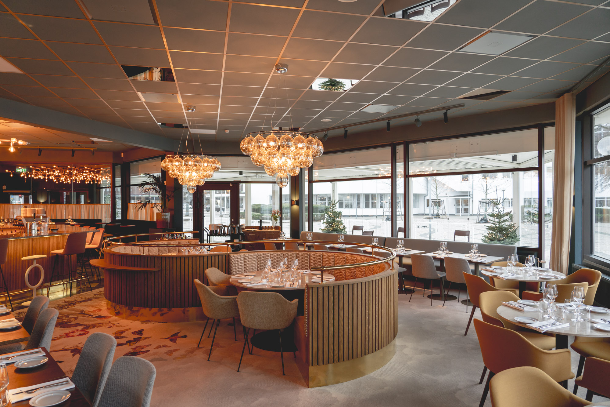 Ljudanläggning i restaurang